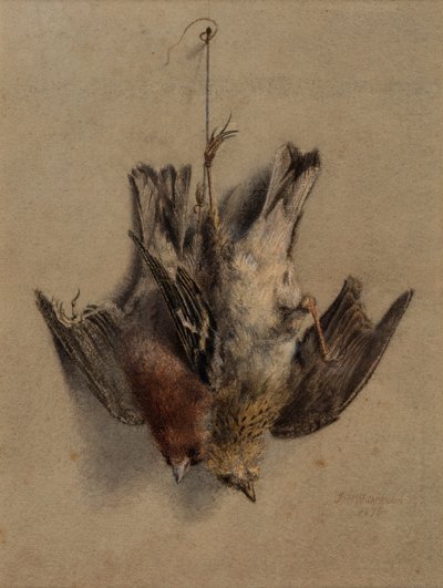 Nature morte, alouettes - Frederick William Jackson