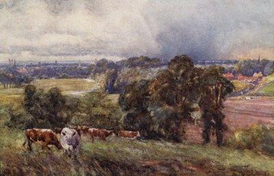 Leamington et Warwick depuis les collines de Campion - Frederick William Newton Whitehead