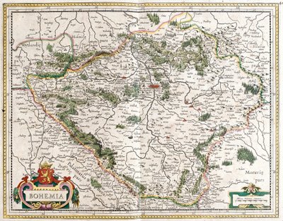 Carte de Bohême (République Tchèque) - Frederick de Wit