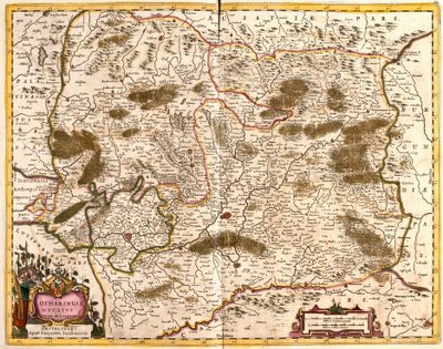 Carte du Duché de Lorraine, France - Frederick de Wit