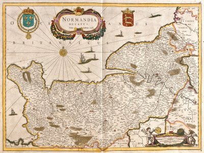 Carte du Duché de Normandie - Frederick de Wit