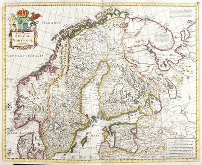 Suède, Norvège, Finlande, Estonie, district fédéral du nord-ouest de la Russie - Frederick de Wit