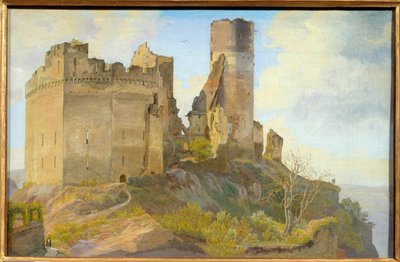 Vue des ruines du château de Schönburg près d