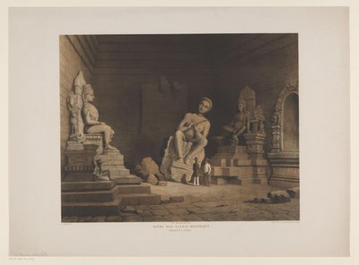 Deux hommes dans les ruines de Tjandi Mendoet - Frederik Hendrik Weissenbruch