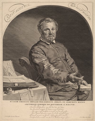 Jacob Cornelius - Frederik Hendrik van den Hove after Cornelis Visscher