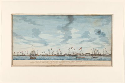Vue de la ville de Paramaribo - Frederik Jägerschiöld (signed by artist)