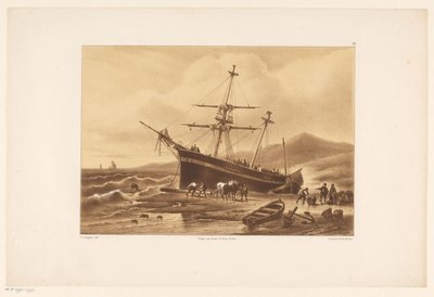 Navire échoué - Frederik Lodewijk Huygens
