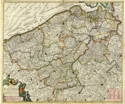 Novissima et Accuratissima Comiatus Flandriæ - Frederik de Wit