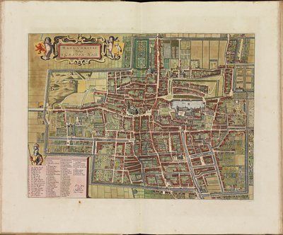 Theatrum ichnographicum omnium urbium et præcipuorum oppidorum Belgicarum XVII Provinciarum peraccurate delineatarum. - Frederik de Wit