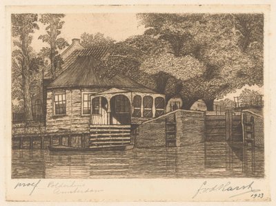 Maison de polder - Frederik van der Harst (signed by artist)