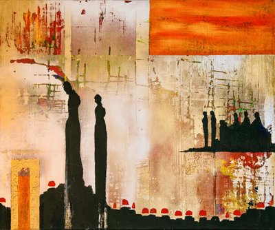 Silhouettes urbaines abstraites - Fredrik Olsen