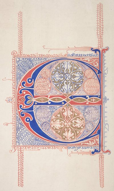 Initiale illuminée C, 1830-62 - Freeman Gage Delamotte