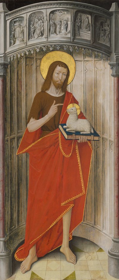 Panneaux du maître-autel de la chartreuse de Saint-Honoré, Thuison-les-Abbeville : Saint Jean-Baptiste - French