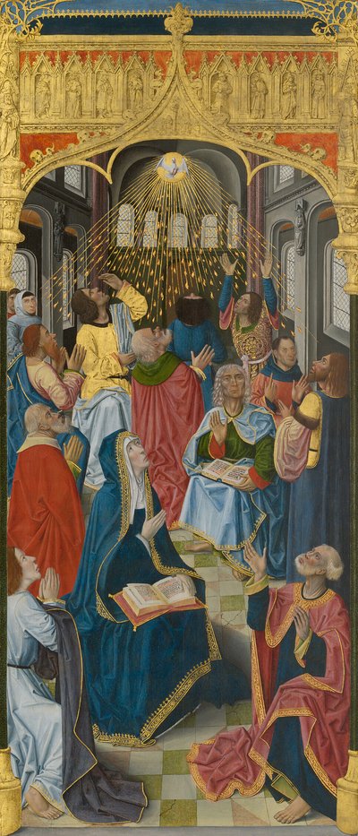 Panneaux du maître-autel de la chartreuse de Saint-Honoré, Thuison-les-Abbeville : Pentecôte - French