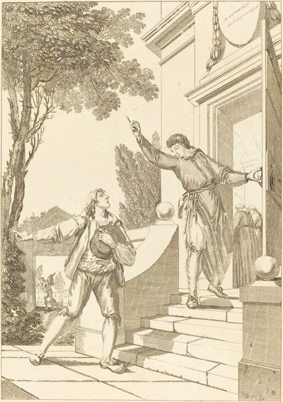 Alix malade - French 18th Century