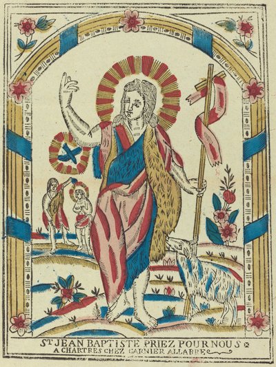 Saint Jean-Baptiste priez pour nous - French 19th Century
