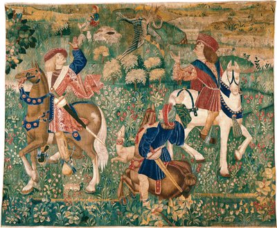 Scène de fauconnerie, vers 1500 - French Master