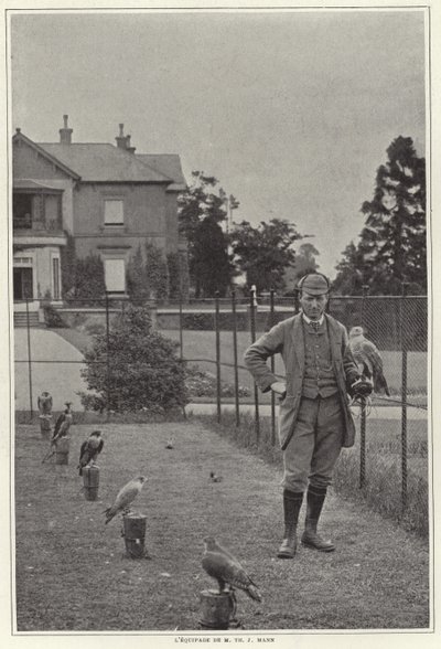 Un fauconnier avec son faucon - French Photographer