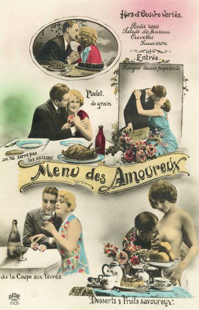 Un menu pour les amoureux (photo couleur) - French Photographer