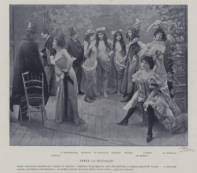 Actrices au Théâtre des Variétés, Paris, après une représentation - French Photographer
