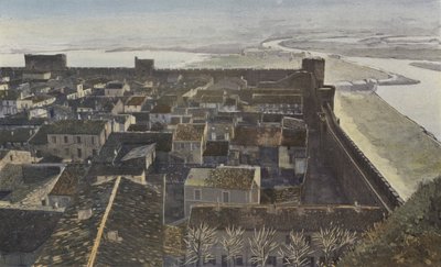 Aigues-Mortes, Vue des remparts, prise de l