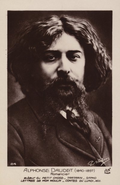 Alphonse Daudet (1840-1897), romancier français - French Photographer