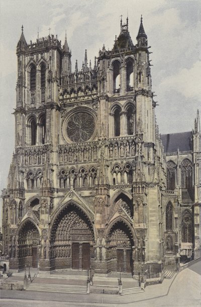 Amiens, Façade de la cathédrale - French Photographer