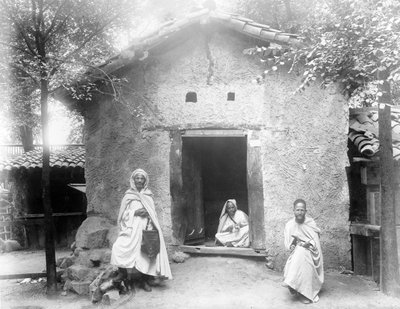 Un exemple de maison kabyle, Exposition de Paris, 1889 - French Photographer