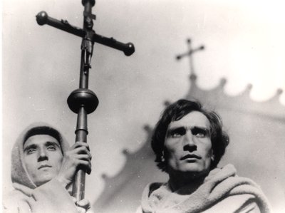 Antonin Artaud (1896-1948) dans le film La Passion de Jeanne d