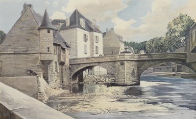 Aubusson, Pont de la Terrade, sur la Creuse, Vue aval - French Photographer