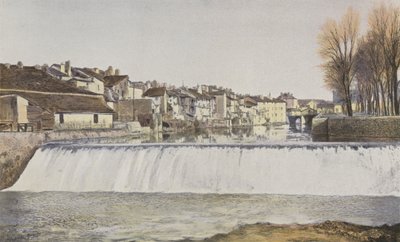 Aurillac, Vieilles maisons au bord de la Jordanne - French Photographer