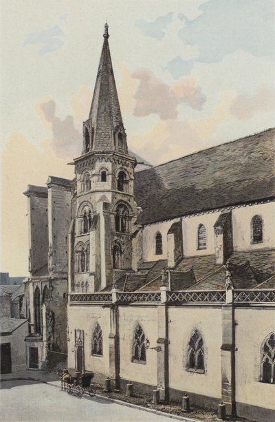 Auxerre, Église Saint-Eusèbe, Façade latérale N - French Photographer