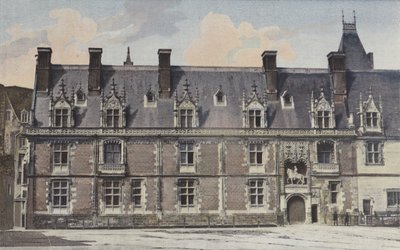 Blois, Château, Façade extérieure de l