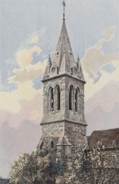 Bourbonne-les-Bains, Église, Clocher et flèche - French Photographer