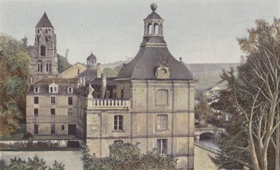 Brantôme, Ensemble du Monastère, Côté O (Hôtel de Ville et École) - French Photographer