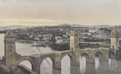 Cahors, Pont Valentré et vue de la rive g du Lot - French Photographer