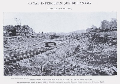 Canal Interocéanique de Panama, Travaux des Écluses - French Photographer