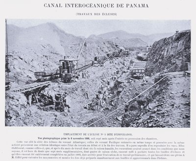 Canal interocéanique de Panama, travaux des écluses - French Photographer