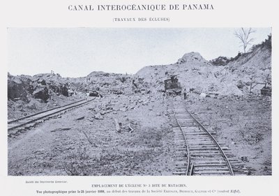 Canal Interocéanique de Panama, Travaux des Écluses - French Photographer