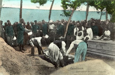 Casablanca, enterrement des soldats français - French Photographer