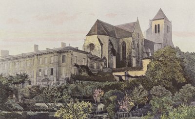 Celles-sur-Belle, Église et ancien Monastère, Ensemble - French Photographer