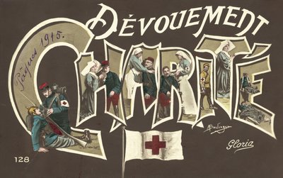 Charité, soins infirmiers pendant la Première Guerre mondiale - French Photographer