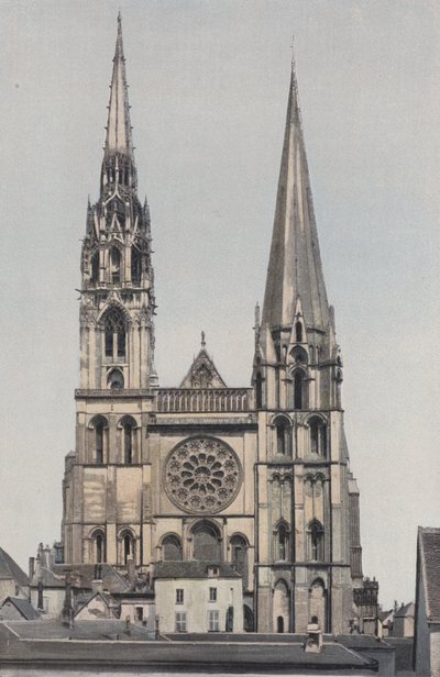 Chartres, Cathédrale Notre-Dame, Façade O - French Photographer