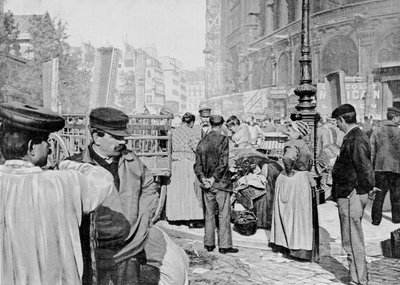 Coin du marché près de l