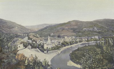 Entraygues, Vue générale et confluent de la Truyère avec le Lot - French Photographer