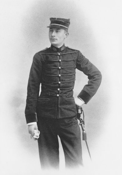 Ernest Duchesne en tant que Major de deuxième classe de Médecine dans le Deuxième Régiment de Hussards de Senlis, 1897 - French Photographer