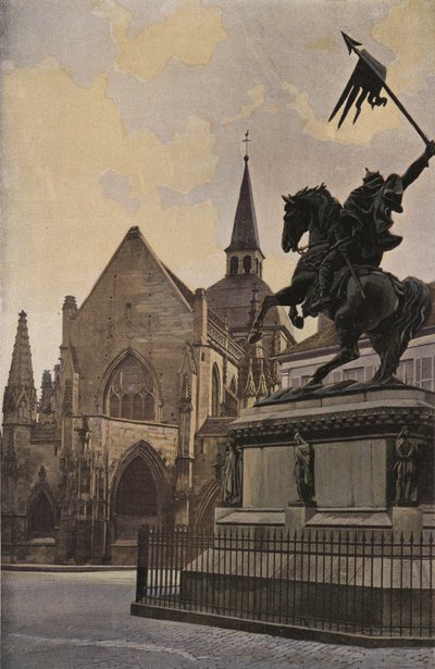 Falaise, Église de la Trinité et Statue de Guillaume-le-Conquérant - French Photographer