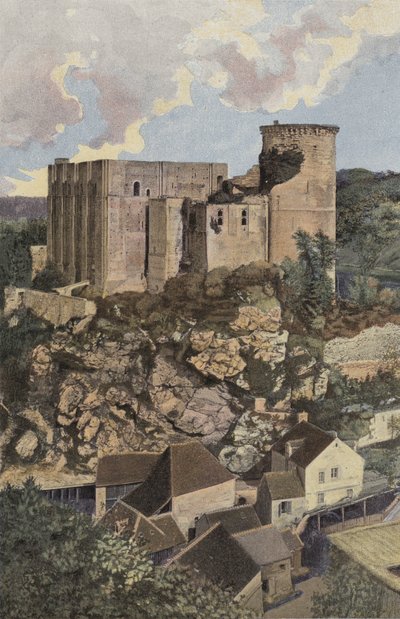Falaise, Le Château, Vue prise du mont Mirat - French Photographer