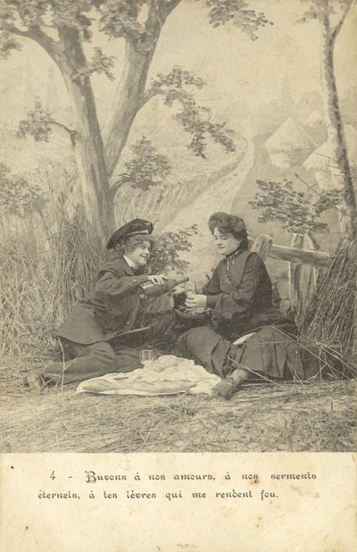 Amantes dans la campagne - French Photographer