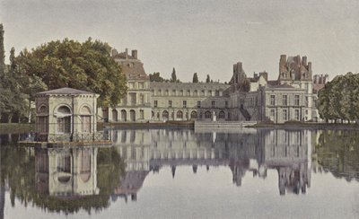 Fontainebleau, Palais, Vue prise de l